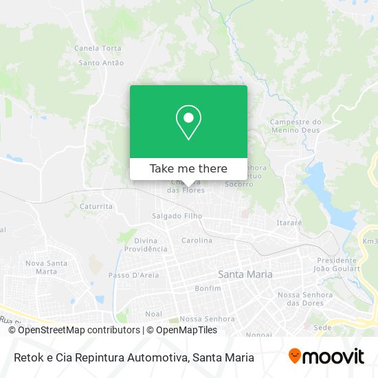 Retok e Cia Repintura Automotiva map