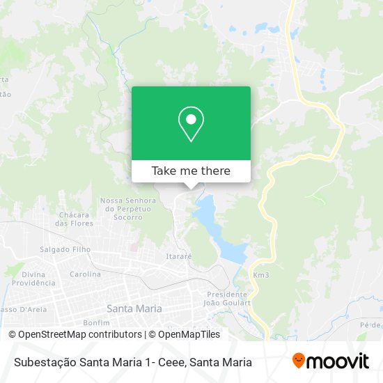 Subestação Santa Maria 1- Ceee map