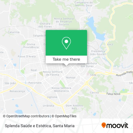 Mapa Splenda Saúde e Estética