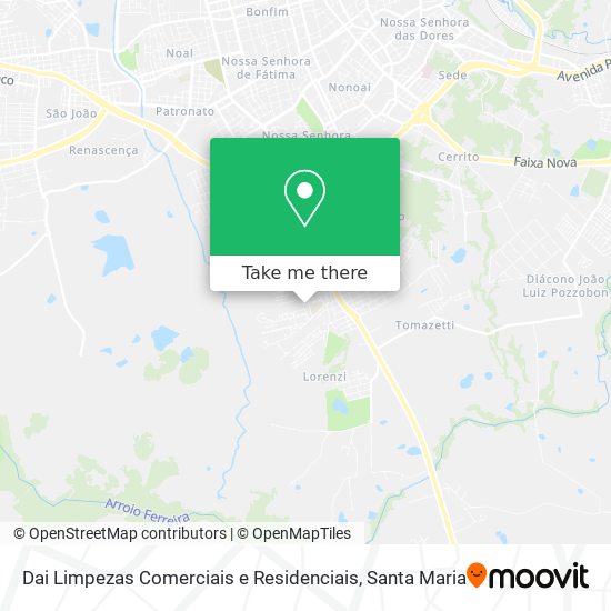 Dai Limpezas Comerciais e Residenciais map