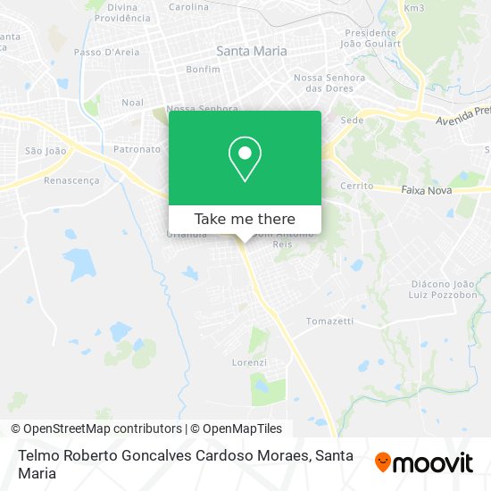 Telmo Roberto Goncalves Cardoso Moraes map