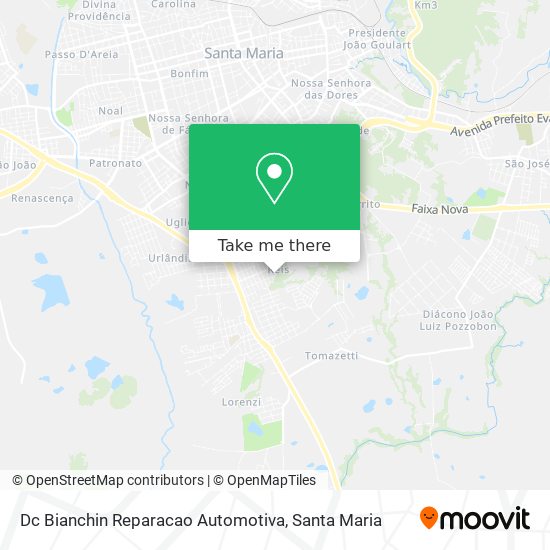 Dc Bianchin Reparacao Automotiva map