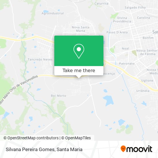 Silvana Pereira Gomes map