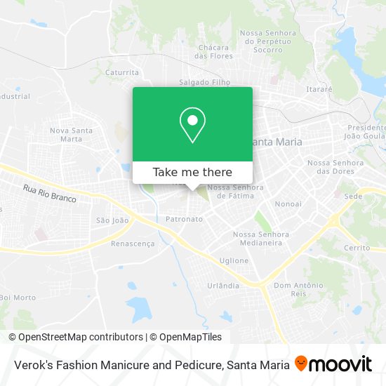 Mapa Verok's Fashion Manicure and Pedicure