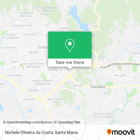 Nichele Oliveira da Costa map