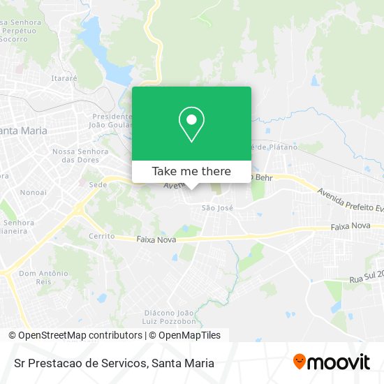 Sr Prestacao de Servicos map