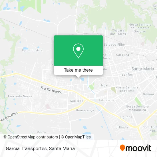 Garcia Transportes map