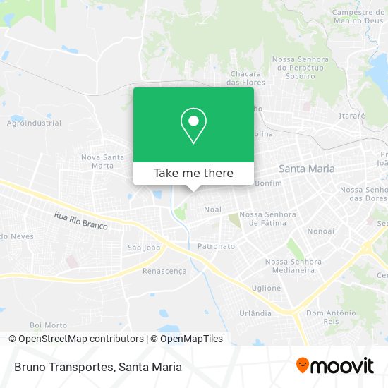 Bruno Transportes map