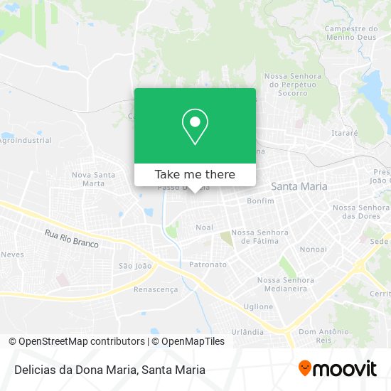 Mapa Delicias da Dona Maria