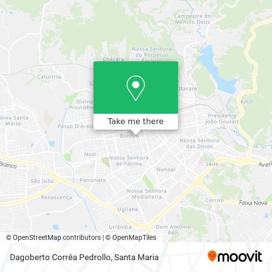 Dagoberto Corrêa Pedrollo map