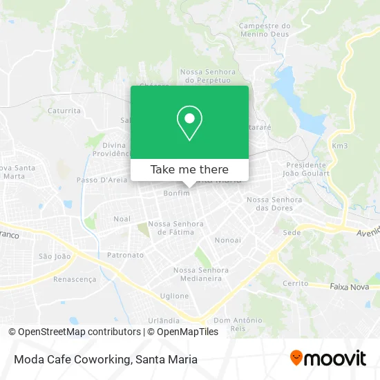 Moda Cafe Coworking map