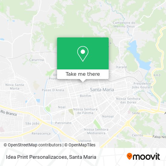 Idea Print Personalizacoes map