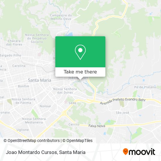 Mapa Joao Montardo Cursos