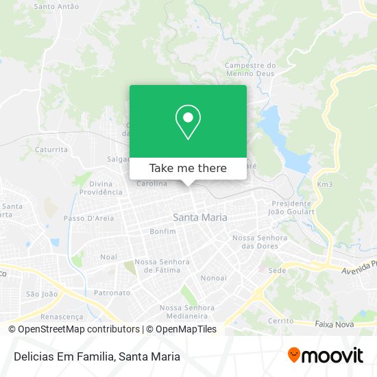 Delicias Em Familia map