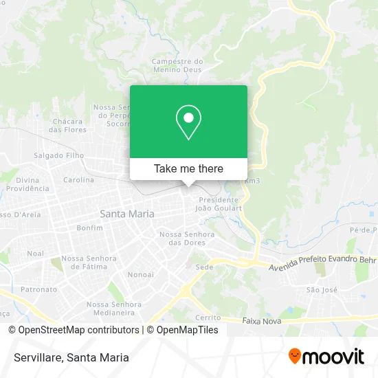 Servillare map