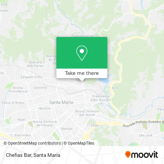 Chefias Bar map