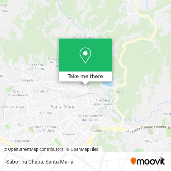 Mapa Sabor na Chapa