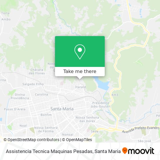 Assistencia Tecnica Maquinas Pesadas map