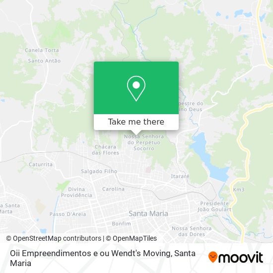 Mapa Oii Empreendimentos e ou Wendt's Moving