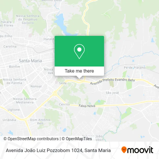 Avenida João Luiz Pozzobom 1024 map