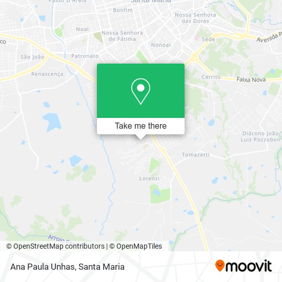 Ana Paula Unhas map