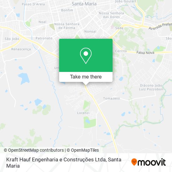 Mapa Kraft Hauf Engenharia e Construções Ltda