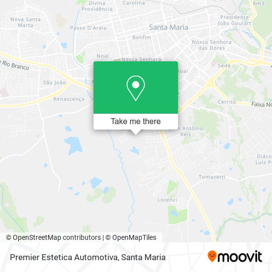 Mapa Premier Estetica Automotiva