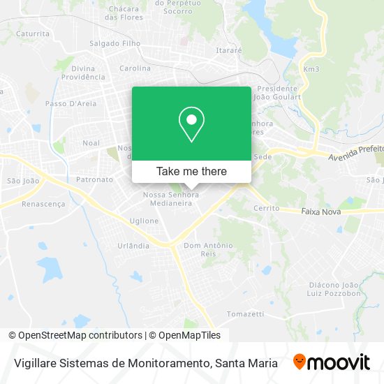 Vigillare Sistemas de Monitoramento map