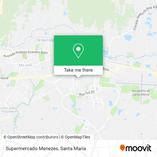 Supermercado Menezes map