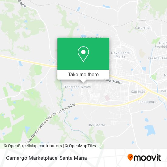 Camargo Marketplace map