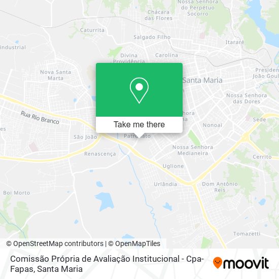 Comissão Própria de Avaliação Institucional - Cpa-Fapas map