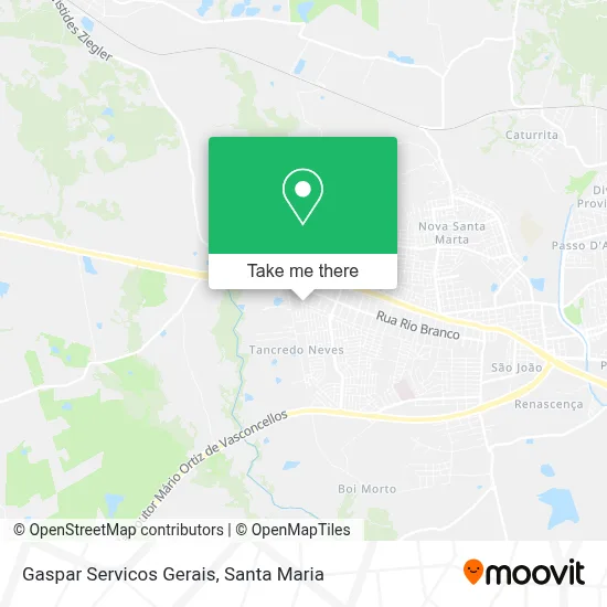 Gaspar Servicos Gerais map