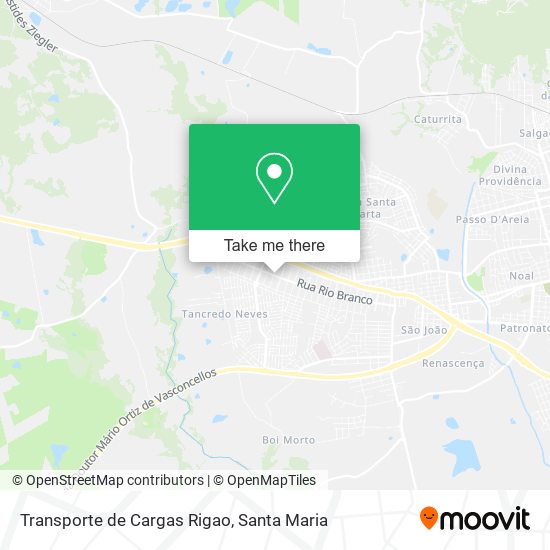 Mapa Transporte de Cargas Rigao