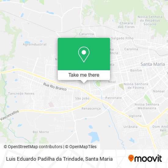 Luis Eduardo Padilha da Trindade map