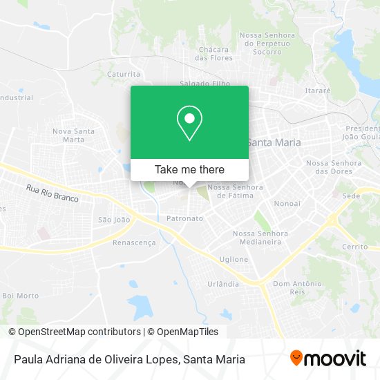 Paula Adriana de Oliveira Lopes map