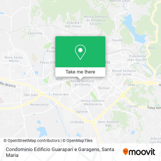 Mapa Condominio Edificio Guarapari e Garagens