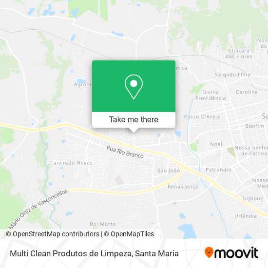 Mapa Multi Clean Produtos de Limpeza