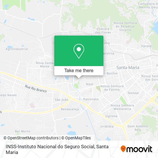 INSS-Instituto Nacional do Seguro Social map