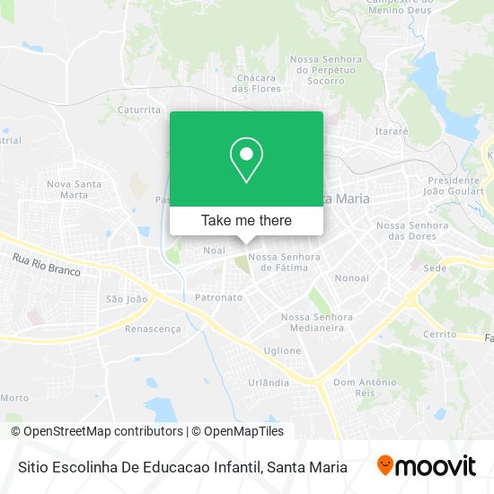 Mapa Sitio Escolinha De Educacao Infantil