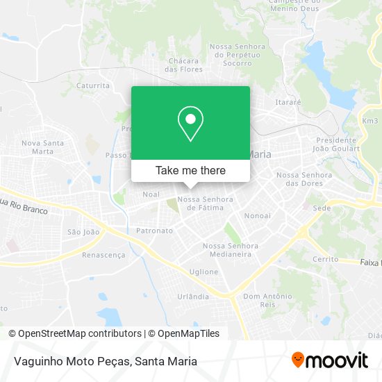 Vaguinho Moto Peças map