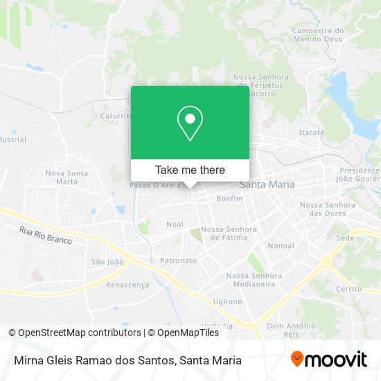 Mirna Gleis Ramao dos Santos map