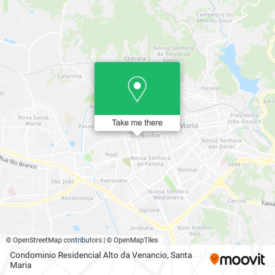 Mapa Condominio Residencial Alto da Venancio