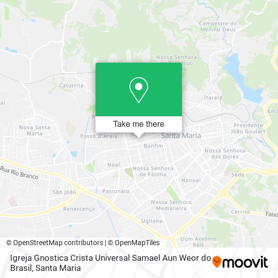 Igreja Gnostica Crista Universal Samael Aun Weor do Brasil map