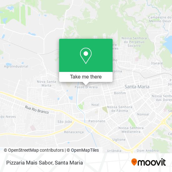 Pizzaria Mais Sabor map