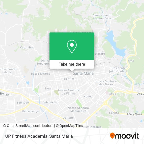 Mapa UP Fitness Academia