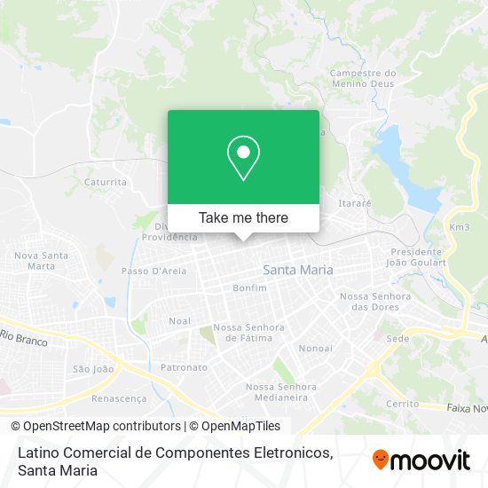 Latino Comercial de Componentes Eletronicos map