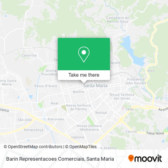 Barin Representacoes Comerciais map