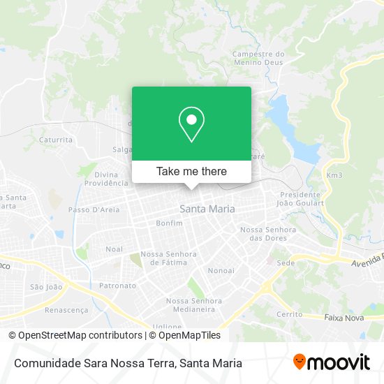 Comunidade Sara Nossa Terra map