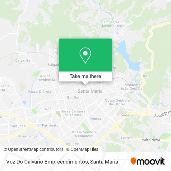 Voz Do Calvario Empreendimentos map