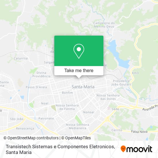 Mapa Transistech Sistemas e Componentes Eletronicos